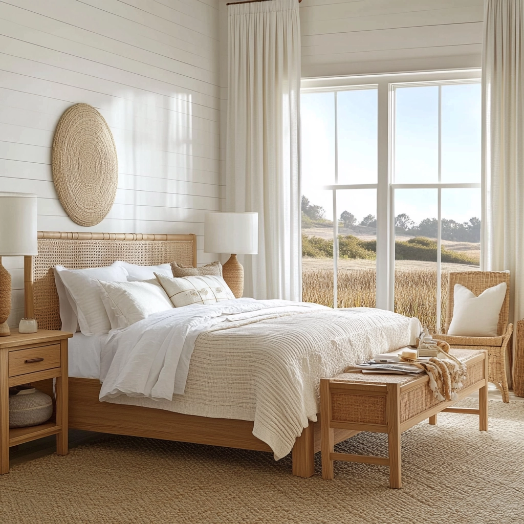 cozy modern farmhouse bedroom 42