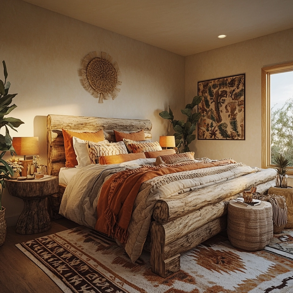cozy modern farmhouse bedroom 47