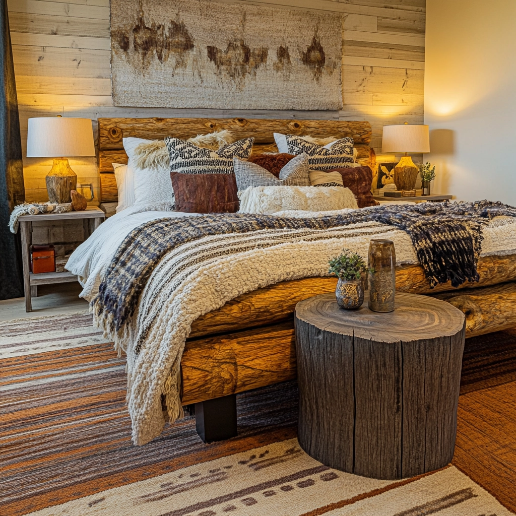cozy modern farmhouse bedroom 48