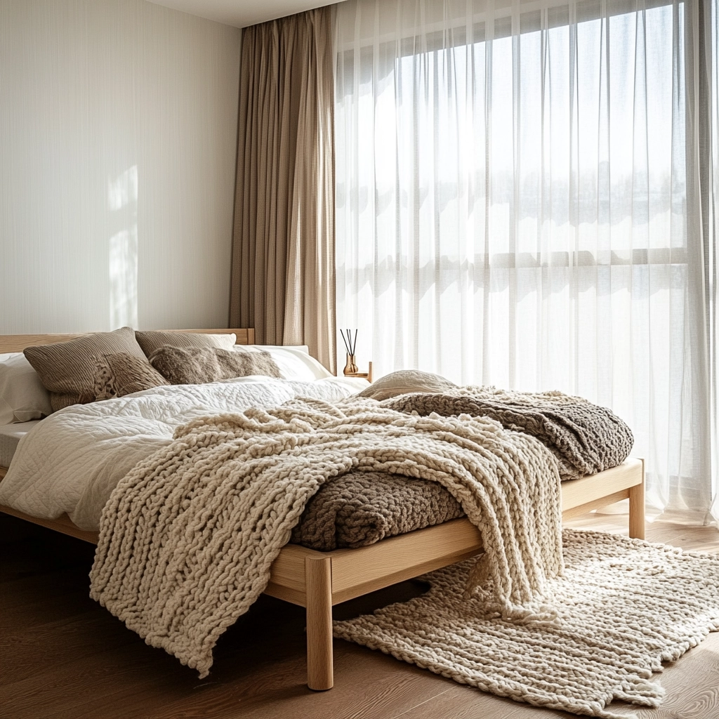 cozy modern farmhouse bedroom 5