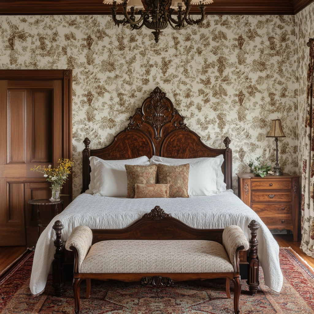 cozy modern farmhouse bedroom 53