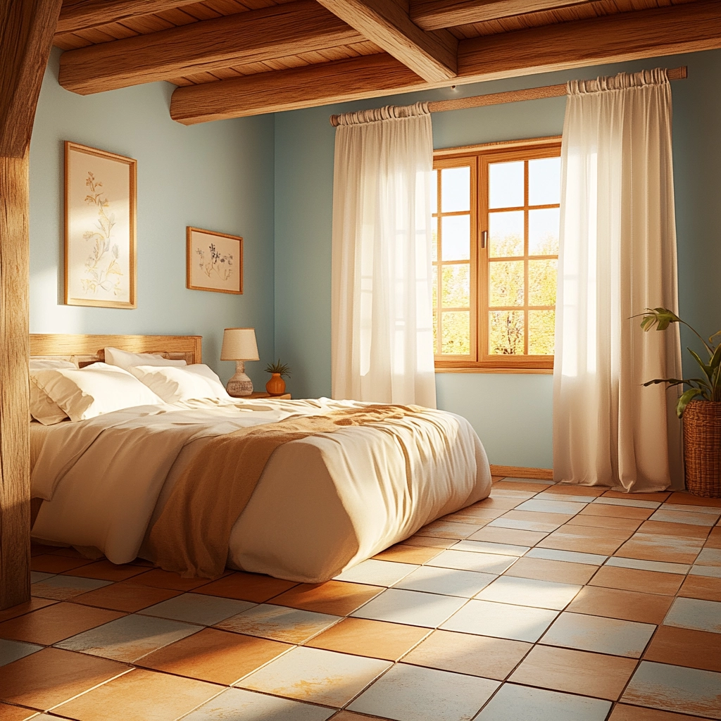 cozy modern farmhouse bedroom 63