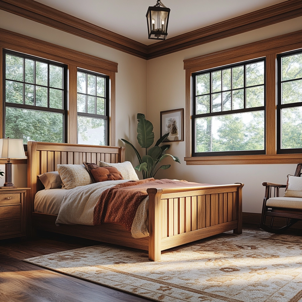 cozy modern farmhouse bedroom 71