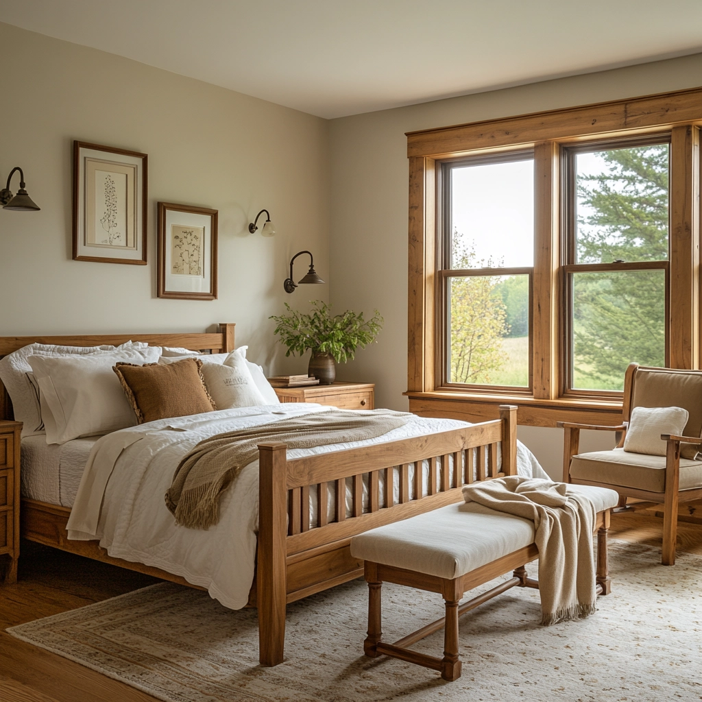 cozy modern farmhouse bedroom 72