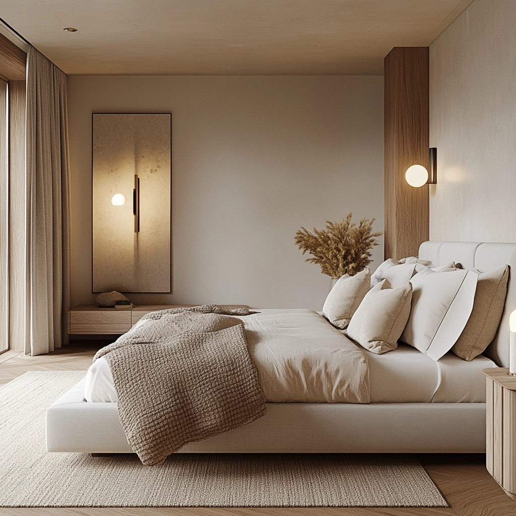 cozy modern farmhouse bedroom 77