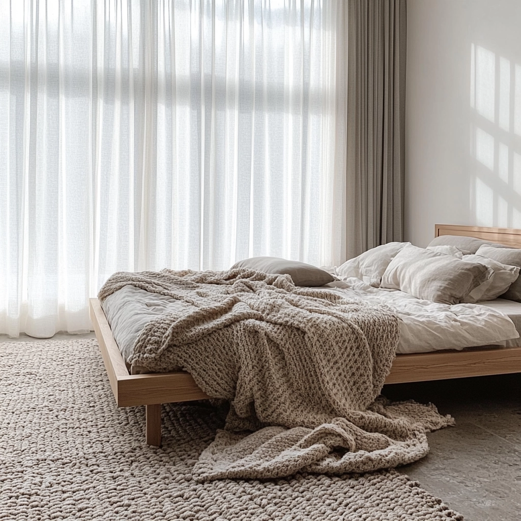 cozy modern farmhouse bedroom 8
