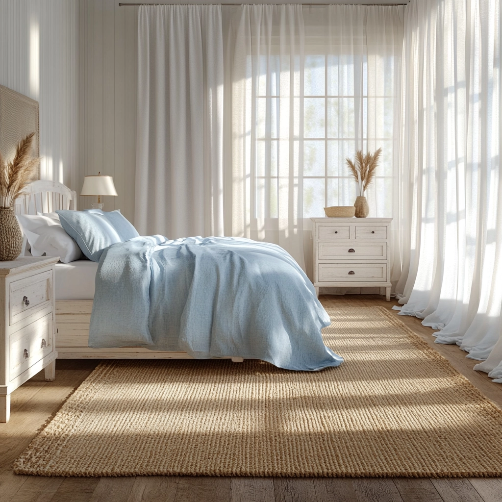 curtains for farmhouse bedroom 24