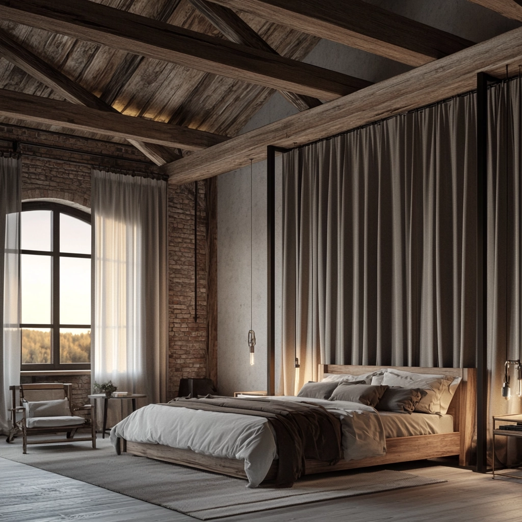 curtains for farmhouse bedroom 25
