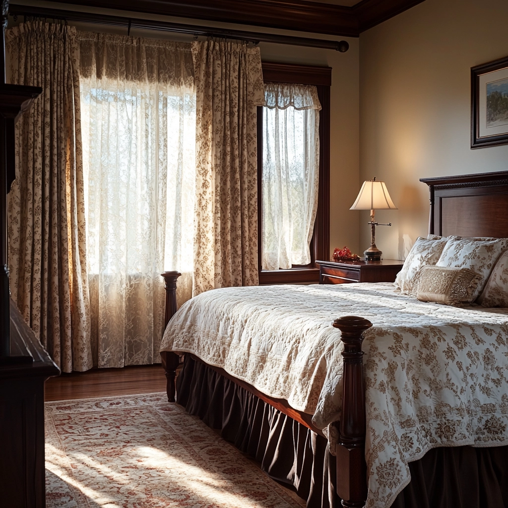 curtains for farmhouse bedroom 38