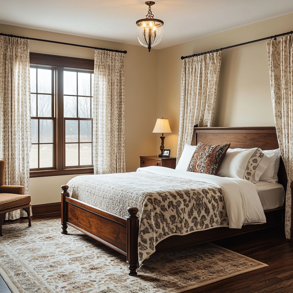 curtains for farmhouse bedroom 39