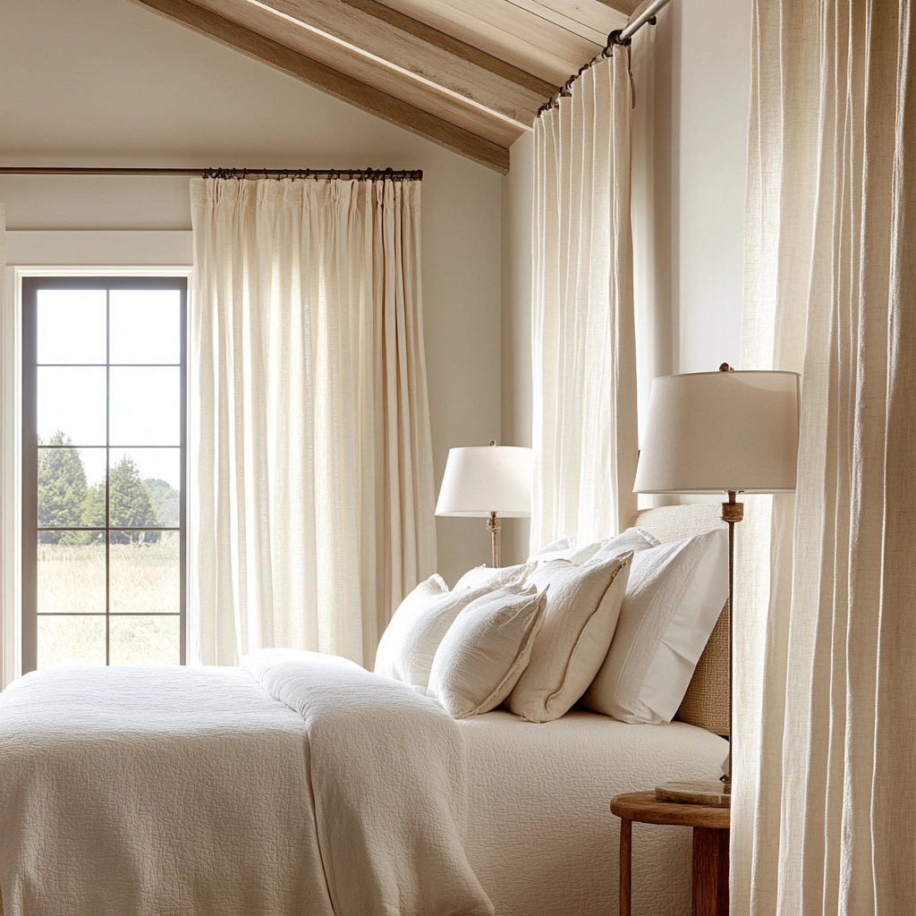 curtains for farmhouse bedroom 61