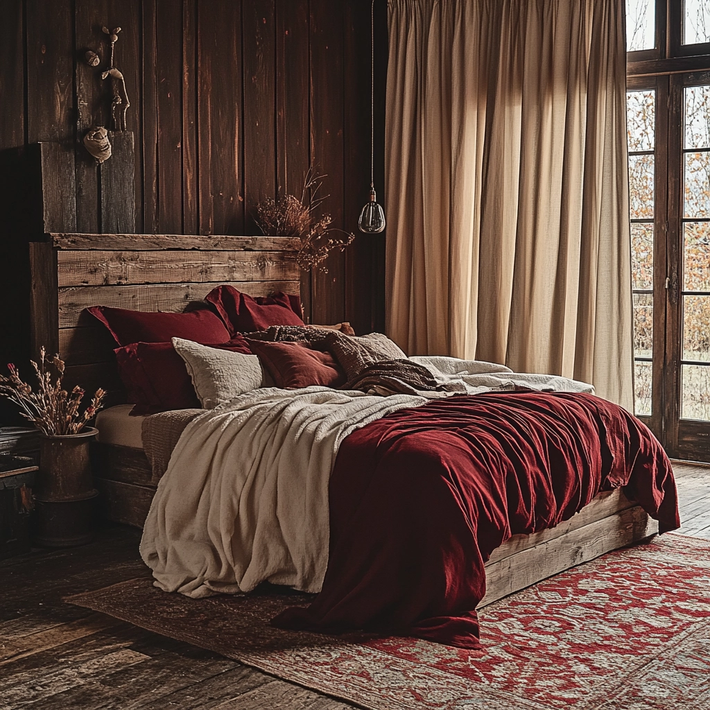 curtains for farmhouse bedroom 73
