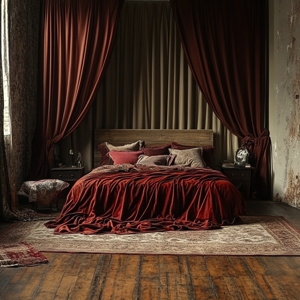 curtains for farmhouse bedroom 76