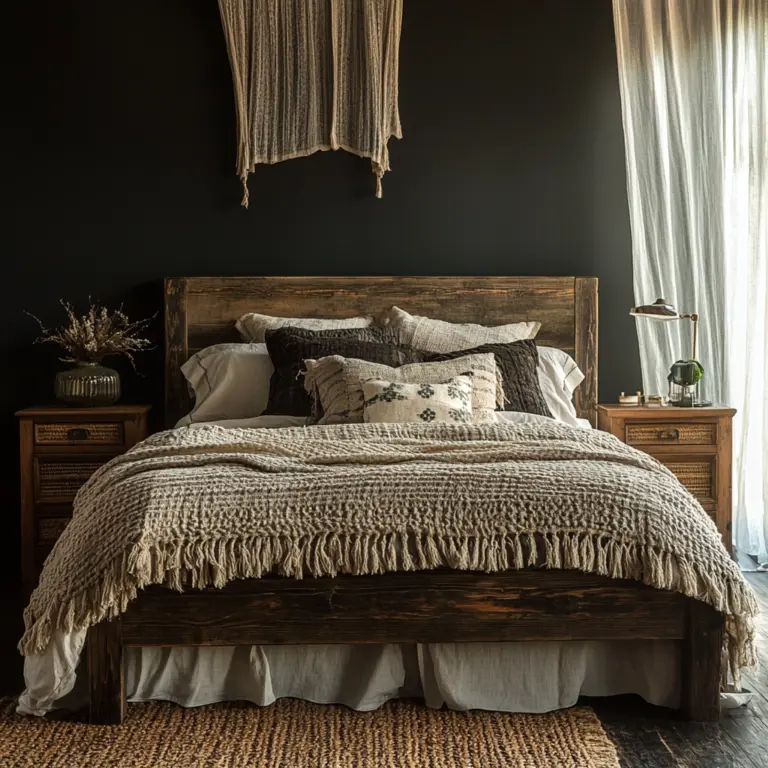 dark farmhouse bedroom 1