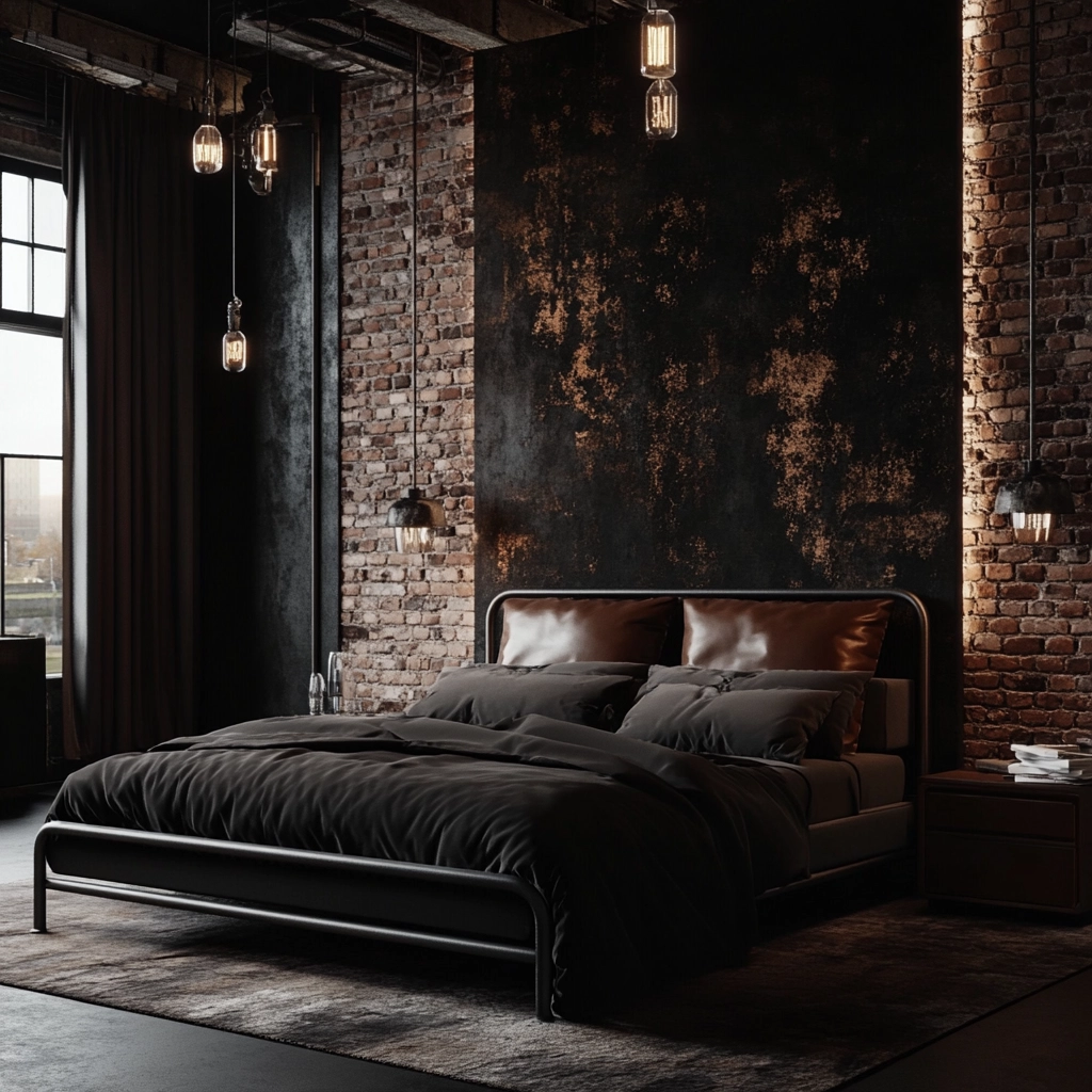 dark farmhouse bedroom 12
