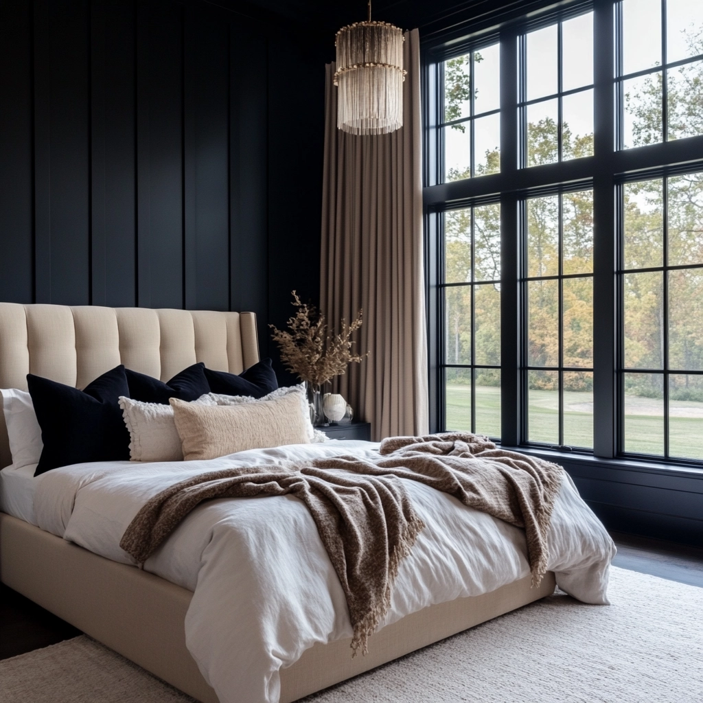 dark farmhouse bedroom 13