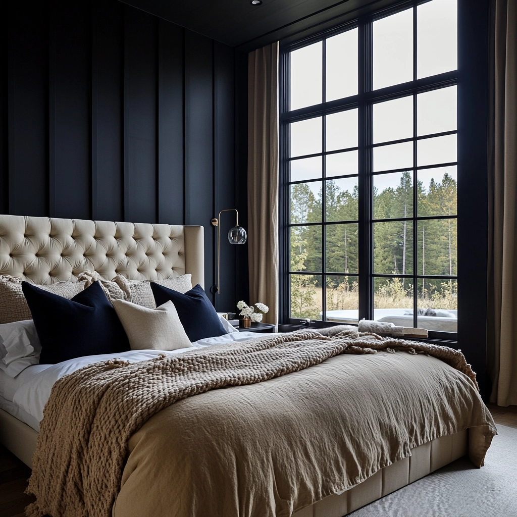 dark farmhouse bedroom 14