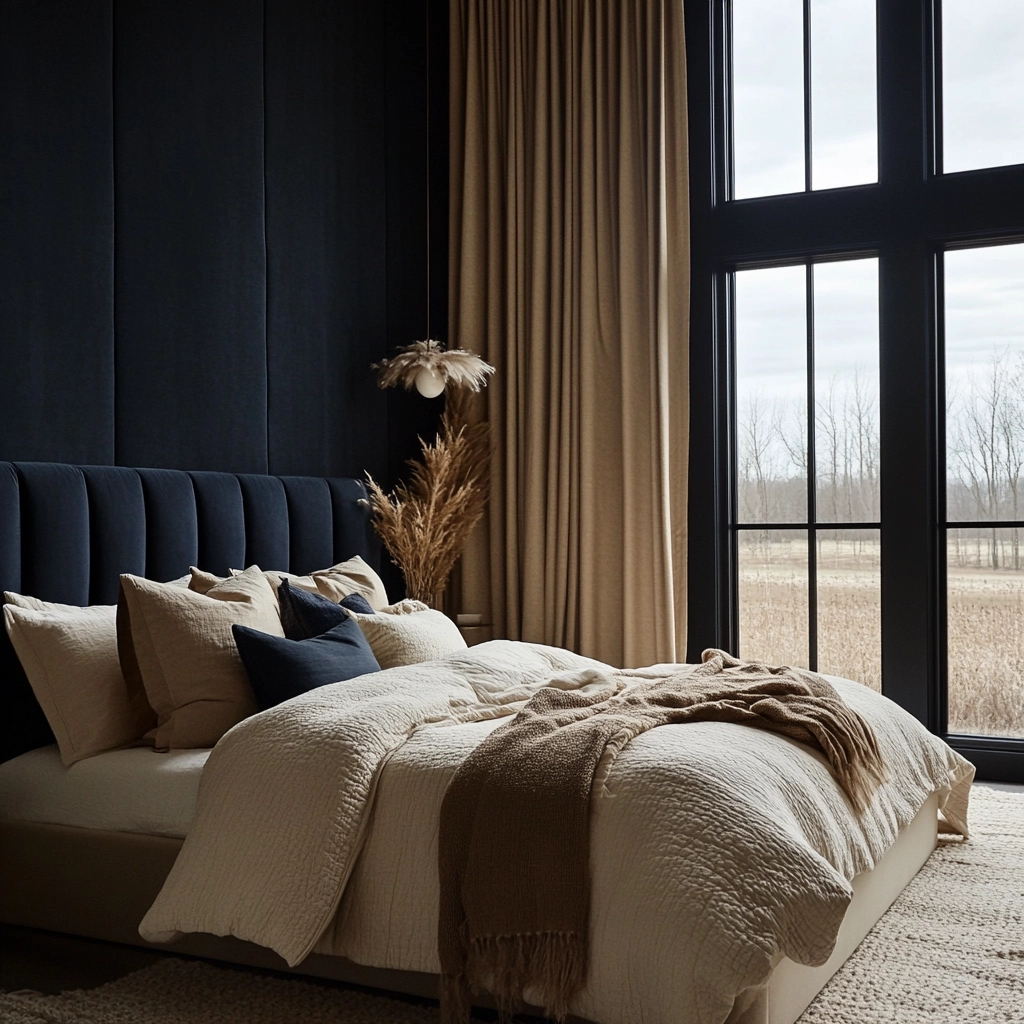 dark farmhouse bedroom 15