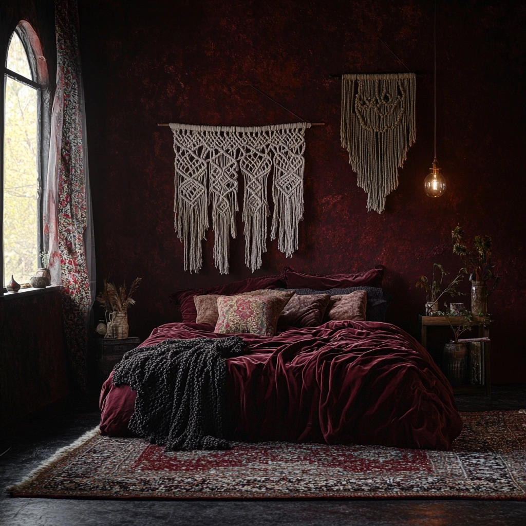 dark farmhouse bedroom 17