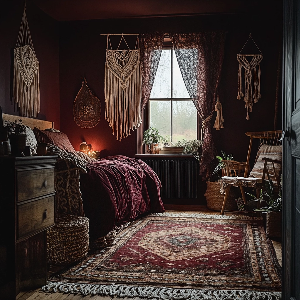 dark farmhouse bedroom 18