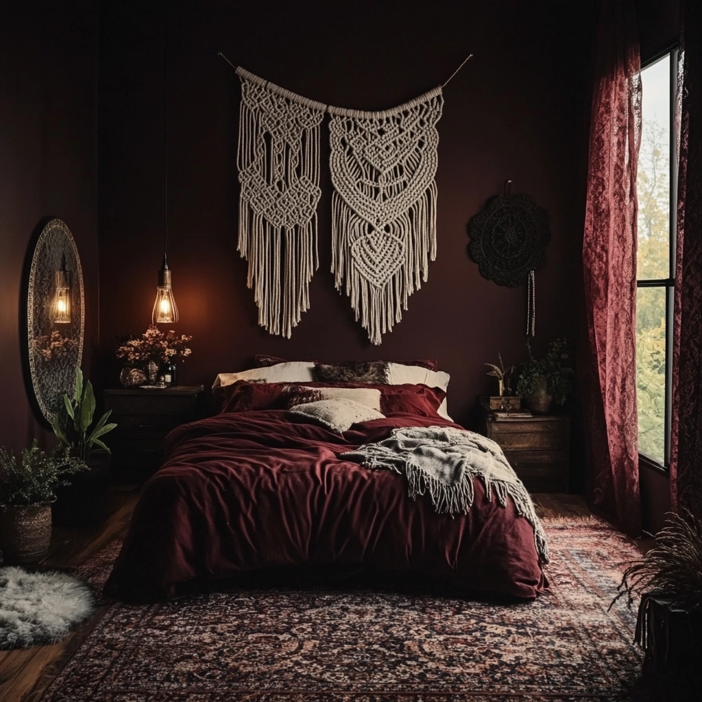 dark farmhouse bedroom 19
