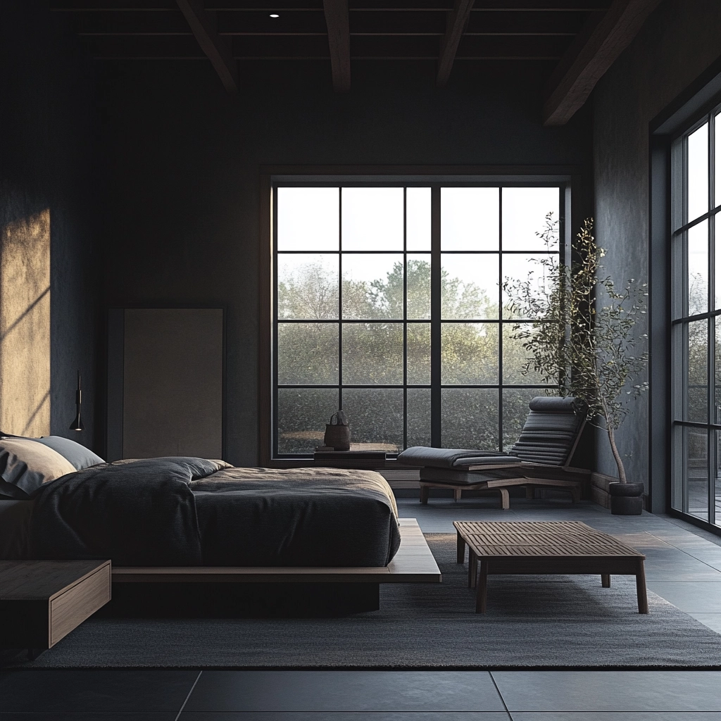 dark farmhouse bedroom 30