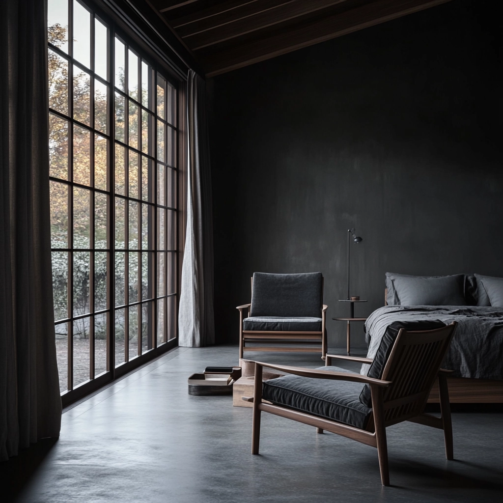 dark farmhouse bedroom 32