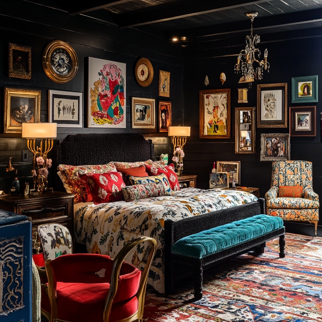 dark farmhouse bedroom 41