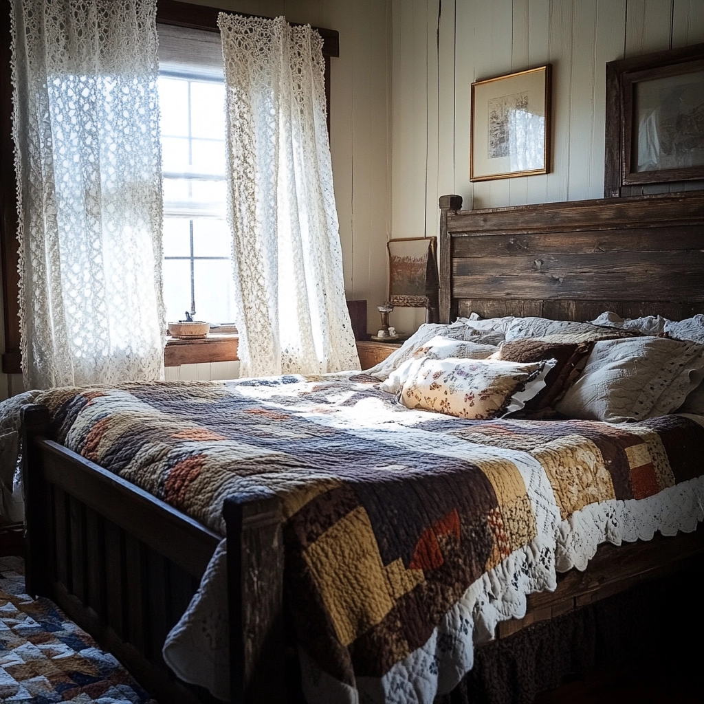 dark farmhouse bedroom 49
