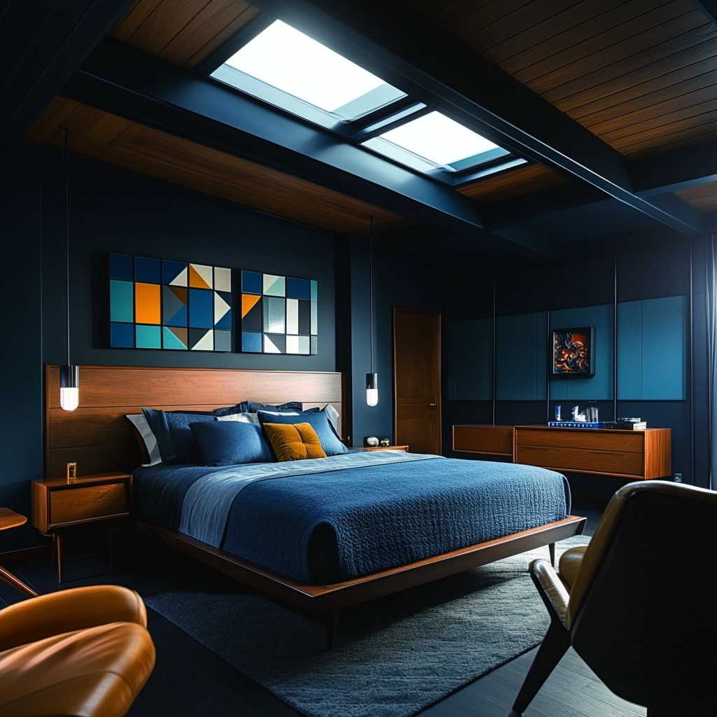 dark farmhouse bedroom 57