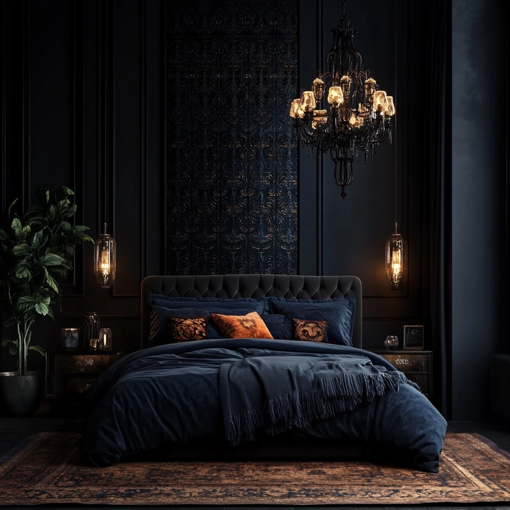 dark farmhouse bedroom 64