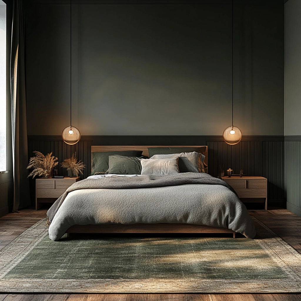 dark farmhouse bedroom 7