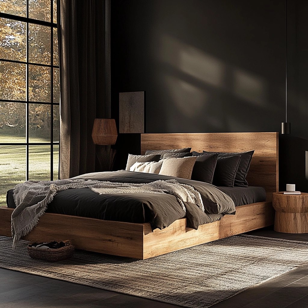 dark farmhouse bedroom 73