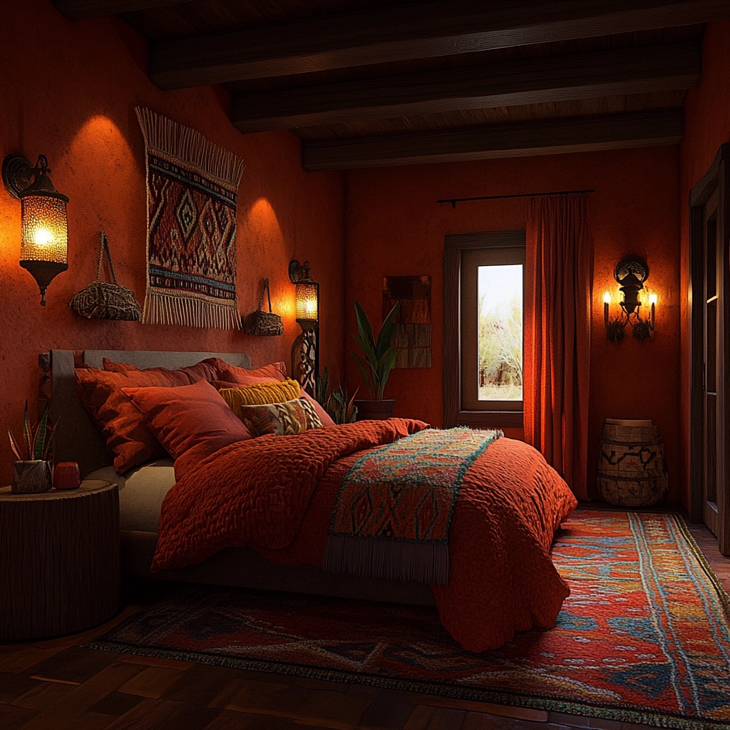 dark farmhouse bedroom 79