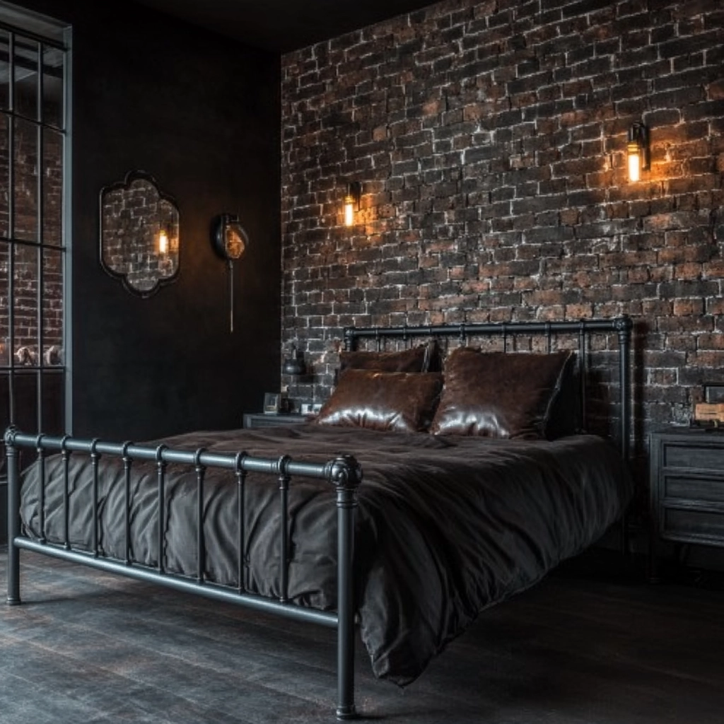 dark farmhouse bedroom 9