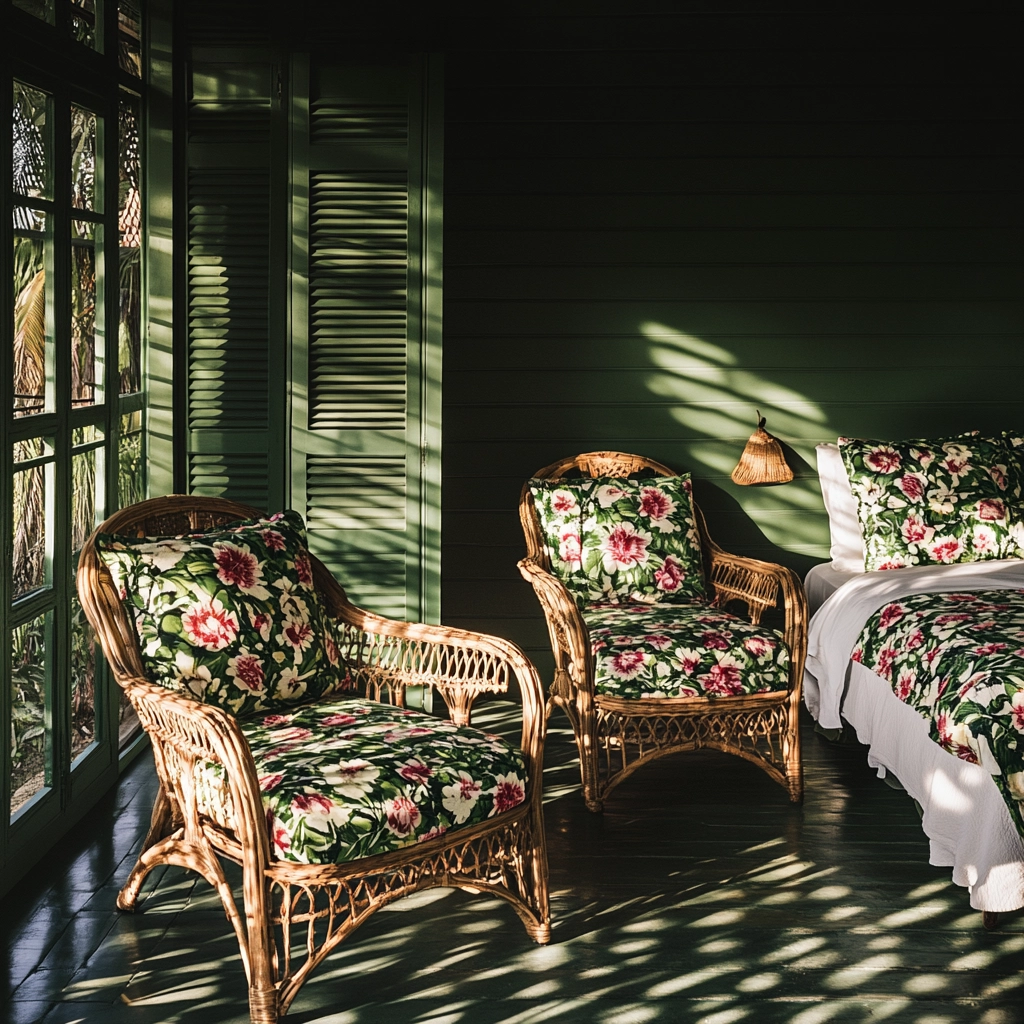 dark green farmhouse bedroom 28