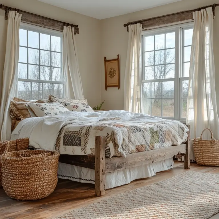 diy farmhouse bedroom 1