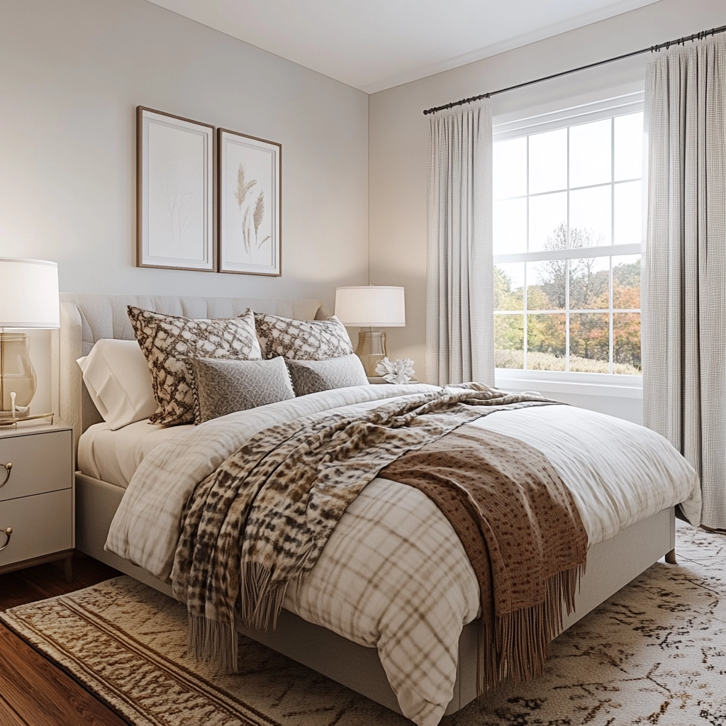 diy farmhouse bedroom 74