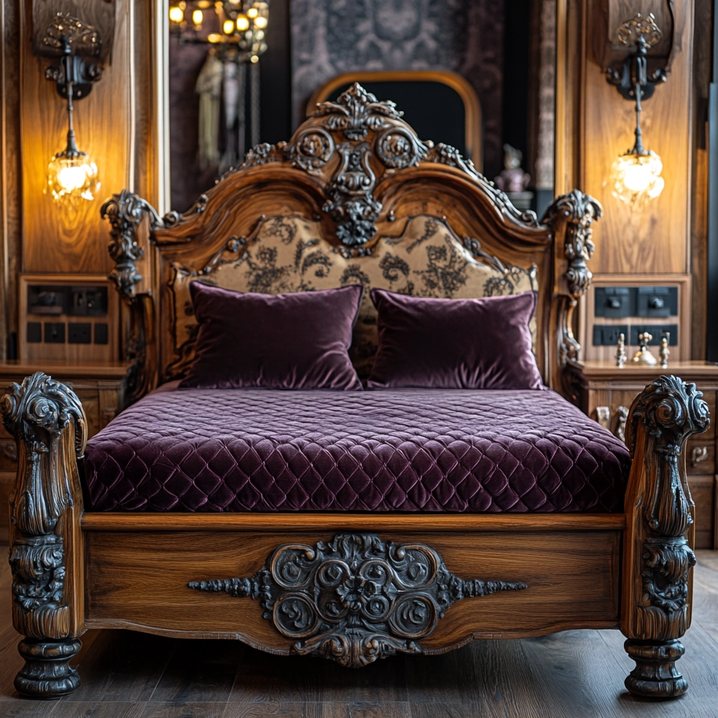 eclectic farmhouse bedroom 10