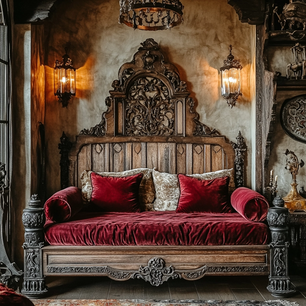 eclectic farmhouse bedroom 11