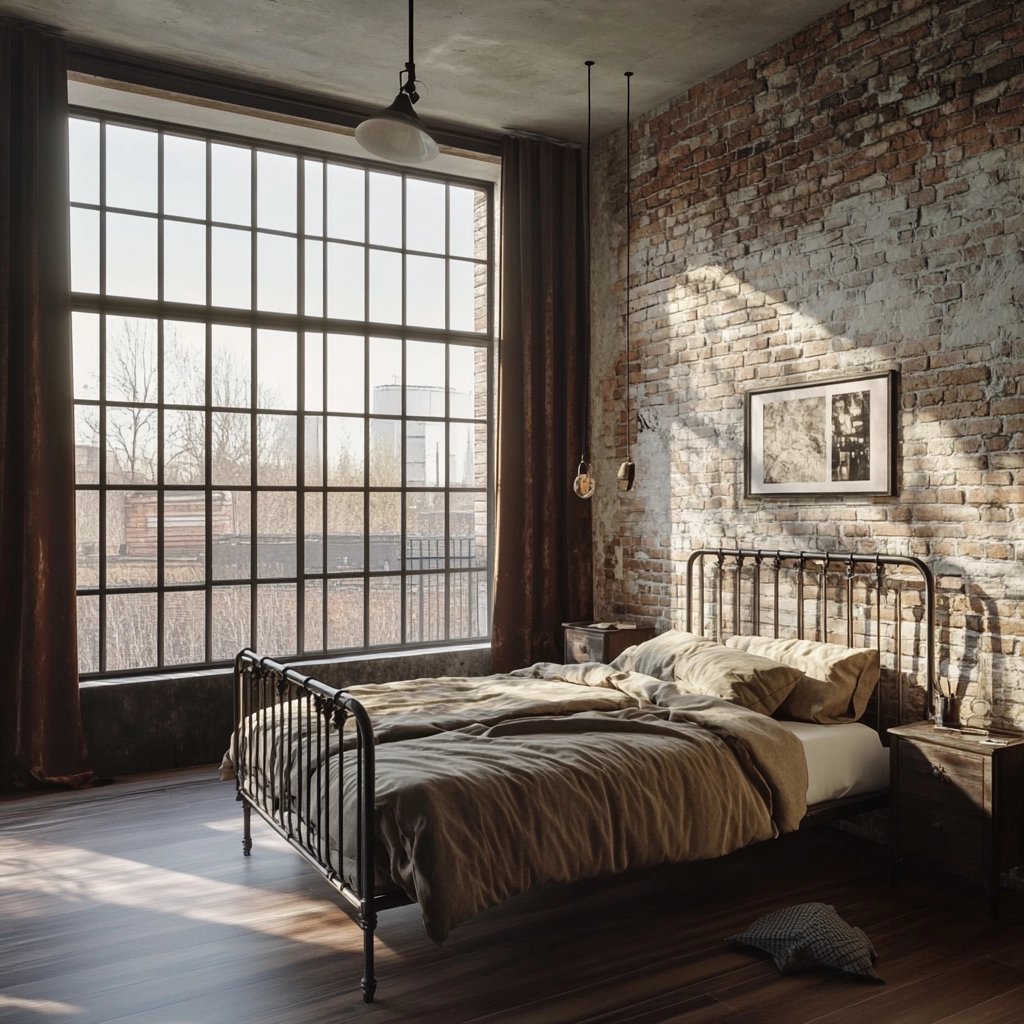 eclectic farmhouse bedroom 17