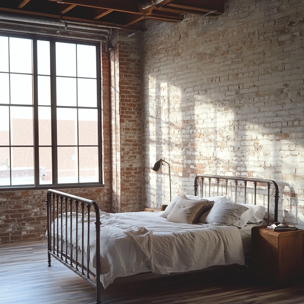 eclectic farmhouse bedroom 19