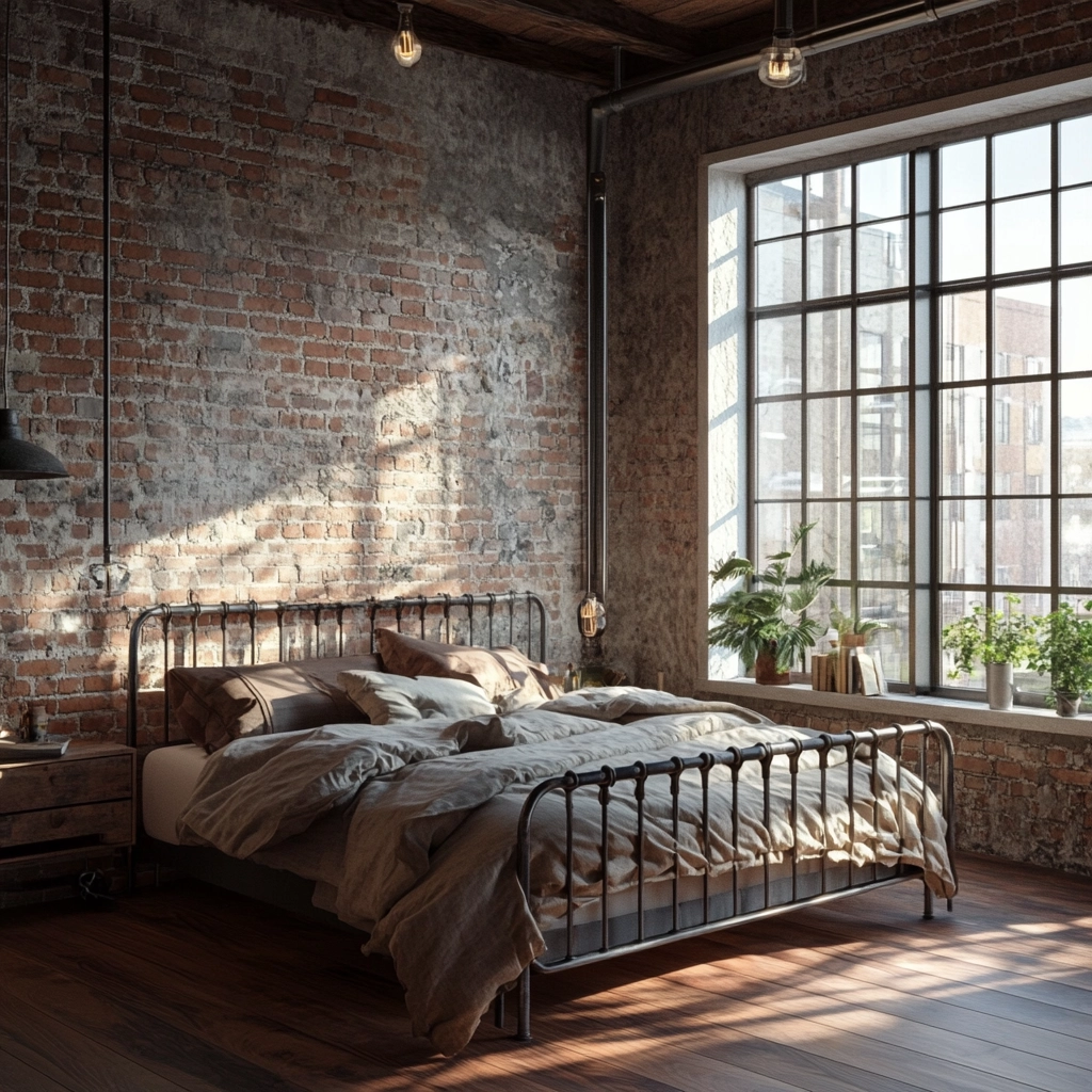 eclectic farmhouse bedroom 20
