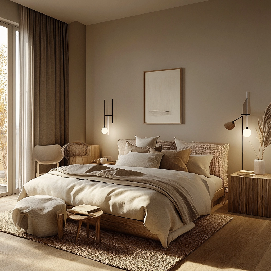 eclectic farmhouse bedroom 22