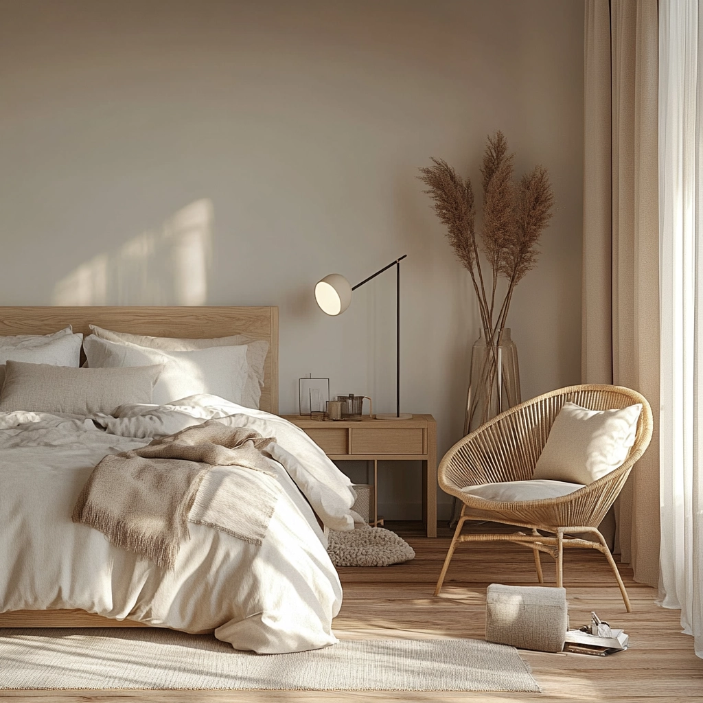 eclectic farmhouse bedroom 23