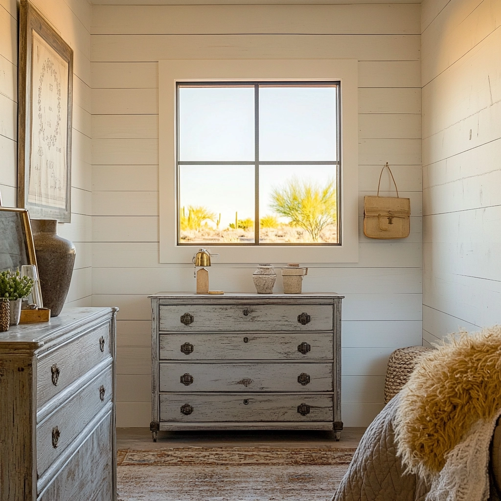 eclectic farmhouse bedroom 26