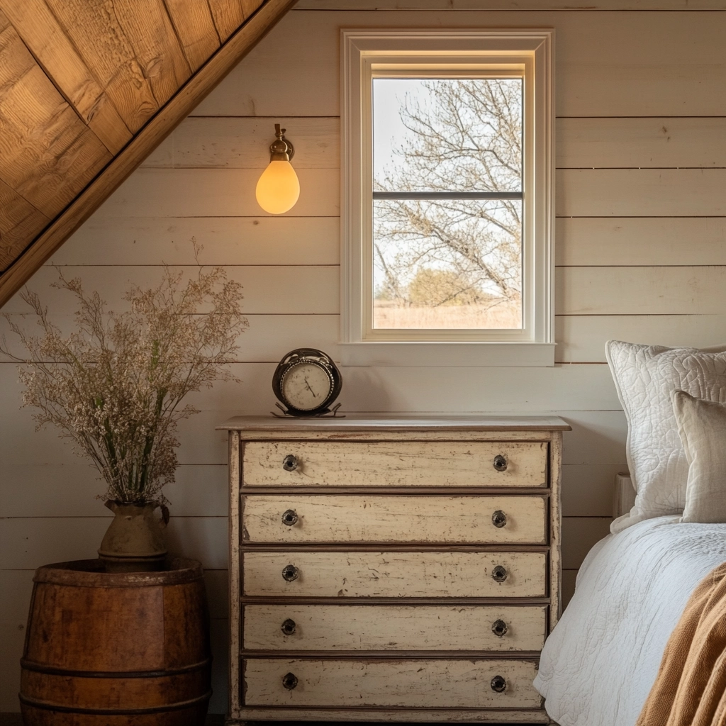 eclectic farmhouse bedroom 28