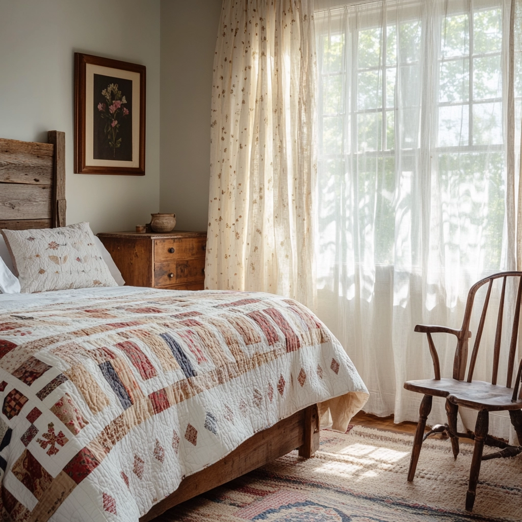 eclectic farmhouse bedroom 3