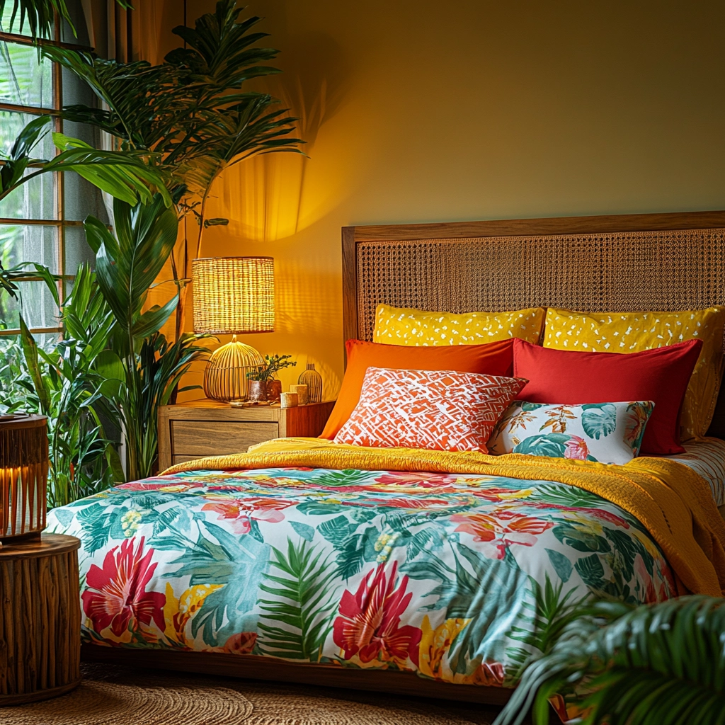 eclectic farmhouse bedroom 32