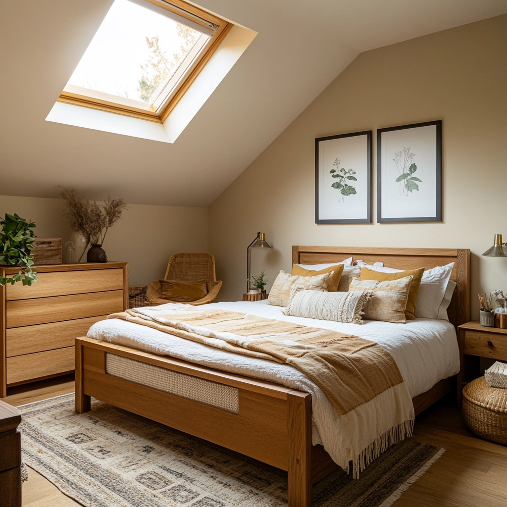 eclectic farmhouse bedroom 36